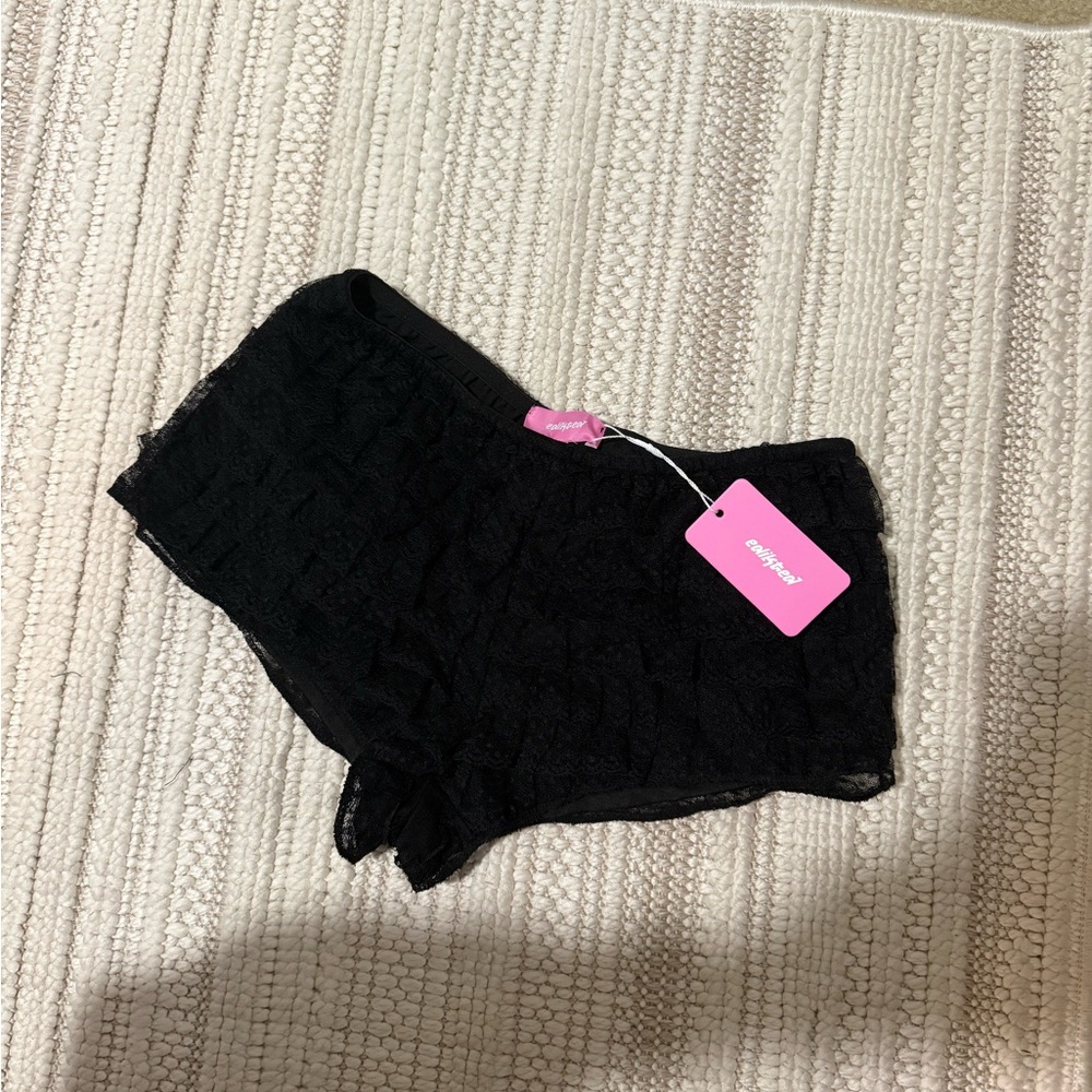 Edikted “Julianna Ruffle Shorts”